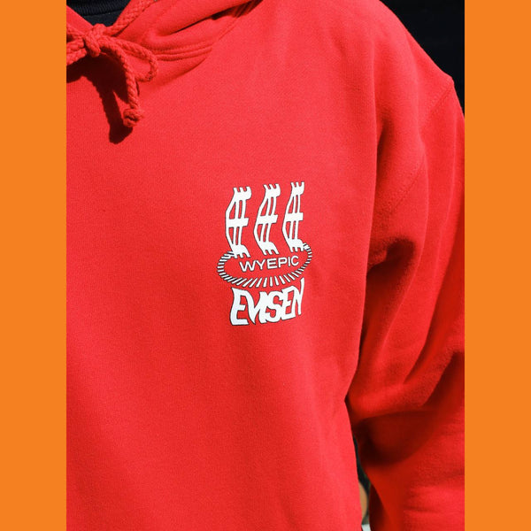 Evisen - Whepic Hoodie - red