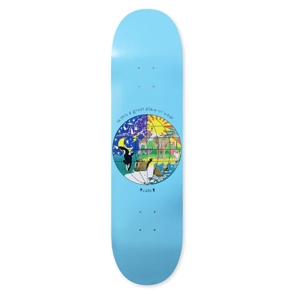 Skateboard Cafe - Great Place Deck - baby blue - 8"
