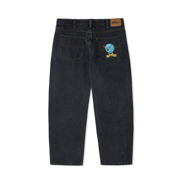 Butter Goods - Timbo Denim Pants - Baggy - Washed Black